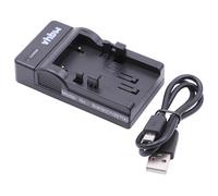 vhbw Chargeur USB de batterie compatible avec Canon Powershot SD10, SD100, SD110, 410, 500, SD500 batterie appareil photo digital, DSLR, action cam