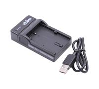 vhbw Chargeur USB-C Compatible avec Canon MVX100i, MVX150i, MVX1, MVX1i, MVX2i pour caméra + câble USB-C + témoin de Charge