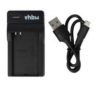 vhbw Chargeur USB de Batterie Compatible avec Garmin GPS Mobile 10, 10x Batterie Appareil Photo Digital, DSLR, Action cam