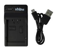 vhbw Chargeur USB de Batterie Compatible avec Panasonic DMW-BLB13, DMW-BLB13E Batterie Appareil Photo Digital, DSLR, Action cam