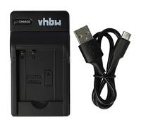 vhbw Chargeur USB de Batterie Compatible avec Panasonic Lumix DMC-FP7K, DMC-FP7R, DMC-FS22 Batterie Appareil Photo Digital, DSLR, Action cam
