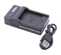 vhbw Chargeur USB de batterie compatible avec Panasonic Lumix DMC-SZ1R, DMC-SZ1S, DMC-SZ5, DMC-SZ7K batterie appareil photo digital, DSLR, action cam