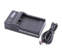 vhbw Chargeur USB de batterie compatible avec Rollei Prego 8330, DP8300, DP8330 batterie appareil photo digital, DSLR, action cam