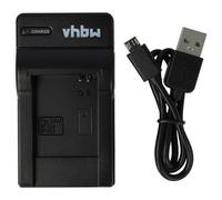 vhbw Chargeur USB de Batterie Compatible avec Samsung ST88, ST90, ST93, ST95, ST6500, WP10, PL210 Batterie Appareil Photo Digital, DSLR, Action cam