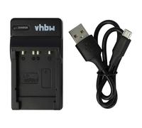 vhbw Chargeur USB de Batterie Compatible avec Sony Cybershot DSC-M2, DSC-F88, DSC-G1, DSC-P100/LJ Batterie Appareil Photo Digital, DSLR, Action cam