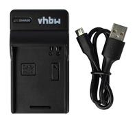 vhbw Chargeur USB de batterie compatible avec Sony DCR-PC107, DCR-PC109, DCR-PC350, DCR-HC1000 batterie appareil photo digital, DSLR, action cam