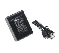 vhbw Chargeur USB double compatible avec GoPro ADBAT-001, AHDBT-901, SPBL1B pour caméra action-cam