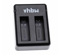 vhbw Chargeur USB Double Compatible avec Insta360 One X caméra Action-cam + témoin de Charge