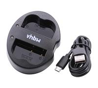 vhbw Chargeur Double Compatible avec Konica Minolta Dynax, Dynax 7D caméra + témoin de Charge