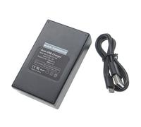 vhbw Chargeur USB double compatible avec Nikon Z8, Z6 III, ZR caméra action-cam + câble micro-USB + écran LED 8,4 V