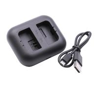 vhbw Chargeur USB double compatible avec Sony Smartshot ILCE-QX1 caméra caméscope action-cam + témoin de charge 8,4 V
