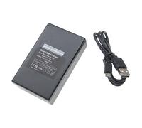 vhbw Chargeur USB double remplacement pour Nikon MH-24 pour caméra action-cam + câble micro-USB + écran LED 8,4 V