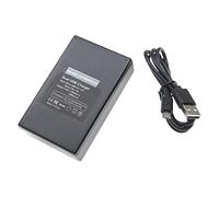 vhbw Chargeur USB Double Remplacement pour Nikon MH-24 pour caméra Action-cam + câble Micro-USB + écran LED 8,4 V