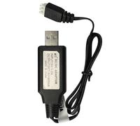 vhbw Chargeur USB pour Batterie de modélisme RC avec Connexion JST XH-3P ou Pack d'accus - 60 cm 7,4 V