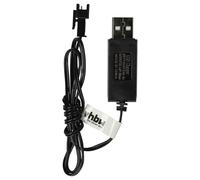 Vhbw Chargeur Usb Pour Batterie De Modélisme Rc Avec Connexion Sm-2p Ou Pack D'accus - 60 Cm 4,8 V-Vhbw