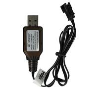 Vhbw Chargeur Usb Pour Batterie De Modélisme Rc Avec Connexion Sm-3p Ou Pack D'accus - 60 Cm 6,4 V-Vhbw