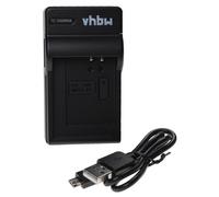 vhbw Chargeur USB remplacement pour Canon CB-2LHE pour caméra caméscope action-cam + câble micro-USB + témoin de charge