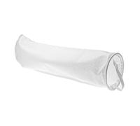 vhbw Chaussette filtrante universelle pour aquarium, piscine, skimmer - Sac de filtration, polypropylène, 18 x 81 cm, 100 micromètre, blanc