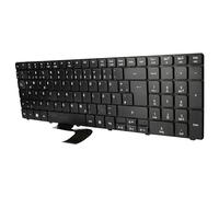 vhbw Clavier Notebook QWERTZ Compatible avec Acer Aspire 7738Z, 7739G, 7739Z, 7740, 7740G, 7741G, 7741ZG Notebook - Noir, avec Bloc numérique