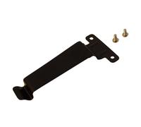 vhbw Clip Compatible avec Kenwood TH-22E, TH-235, TH-235A, TH-235E, TH-25, TH-26, TH-27, TH-28, TH-22ATappareil Radio - Vis, métal, Noir