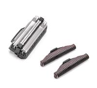 vhbw combi-pack 1x lame de rasoir double avec cadre, 2x bloc-couteaux pour rasoir Payer 39, 39.25, 9325, 9727, T48, T48.1, T48.2, T50.1, T60.1, T60.3