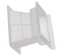 vhbw Conduit d'entrée d'air compatible avec Bosch 8001041997 (GO01A097BSJ) réfrigérateur, blanc