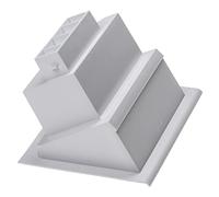 vhbw Conduit d'entrée d'air compatible avec Bosch 8001133129 (GO01A104BSJ) réfrigérateur, blanc