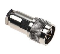 vhbw Connecteur Type N (mâle) Compatible avec Aircell-7 câble coaxial - Adaptateur coaxial pour Appareil GPS & WiFi, antenne, etc.