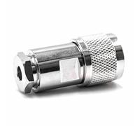 vhbw Connecteur Type N (mâle) Compatible avec RG-58/LL (RG58LL) câble coaxial - Adaptateur coaxial pour Appareil GPS & WiFi, antenne, etc.