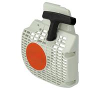 vhbw Corde et lanceur compatible avec Stihl 021, 023, 025, MS 210, MS 230, MS 230 C Tronçonneuse - Starter, 16,7 x 13,8 x 3,8 cm, noir / blanc