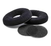 vhbw Coussinets d'oreillettes de remplacement compatible avec AKG K142 écouteurs; noir, mate