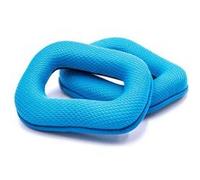 vhbw Coussinets d'oreillettes de remplacement compatible avec Logitech F430, F450, G35, G430, G450, G930 écouteurs; bleu G