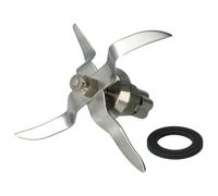 vhbw Couteau de mixeur compatible avec Silvercrest 424636, 438175 robot culinaire - Avec 4 lames en acier inoxydable, joint d'étanchéité inclus