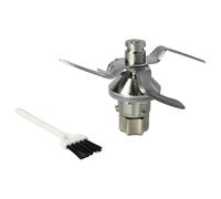 vhbw Couteau de mixeur compatible avec Vorwerk Thermomix TM5 robot culinaire - Avec 4 lames en acier inox, joint d'étanchéité inclus