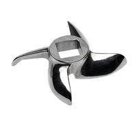 vhbw Couteau faucille taille 12, 12,2 x 12,2mm quatre lames, acier inoxydable compatible par ex avec hachoirs ADE, Caso, Fama, KBS, Porkert