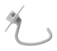 vhbw Crochet pétrisseur compatible avec KitchenAid Artisan 5KSM185PSEPH, 5KSM185PSEOB robot culinaire - Pale, 14,5 x 12 cm, aluminium blanc