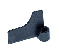 vhbw Crochet pétrisseur compatible avec Panasonic SD206, SD250, SD2500, SD-2500WXE, SD2501 machine à pain - Pale, 6,7 x 5 cm, aluminium, noir
