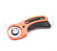 vhbw Cutter rotatif couture pour couper le tissu et le cuir - Couteau rouleau, Ø 45 mm