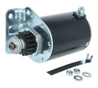 vhbw Démarreur moteur compatible avec Briggs & Stratton 106202, 283707, 190417 - Starter avec pignon en plastique à 16 dents, 12 V