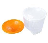 vhbw Diffuseur de flash pour flash, appareil photo, universel - plastique, blanc / jaune