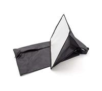 vhbw Diffuseur de Flash softbox Compatible avec Canon Speeddlite 220EX, 380EX, 300EZ, 320EX, 270EX Flash, Appareil Photo - Plastique Noir, 22 x 32 cm