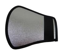 vhbw Diffuseur de flash softbox compatible avec METZ Mecablitz 45, 52, 36, 44, 24, 26 flash, appareil photo - plastique noir / argenté, 18,5 x 20,3 cm