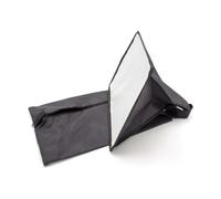 vhbw Diffuseur de flash softbox compatible avec Sony HVL-F43M, HVL-F56AM, HVL-F42AM, HVL-F58AM flash, appareil photo - plastique noir, 22 x 32 cm