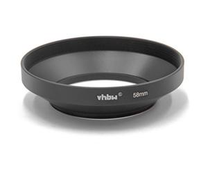 vhbw Dispositif Pare-Soleil, Anti-reflet Grand Angle 58mm pour Panasonic Lumix Vario 14-140 mm 3.5-5.6 Asph Power OIS.