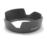 vhbw Dispositif pare-soleil, anti-reflet noir pour appareil photo, objectifs comme Canon EF-S 28-80mm f/3.5-5.6 V USM