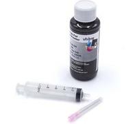 vhbw Encre de rechange noir 100ml DYE pour HP, Epson, Canon, Brother, Dell, Samsung, Lexmark, Olivetti, Ricoh, etc.. G