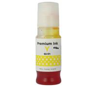 vhbw Encre de Recharge Remplacement pour Canon 4545C001, GI-11, GI-21, GI-41, GI-41Y, GI-51, GI-51Y, GI-61 imprimante - Encre Rechargeable Dye Jaune