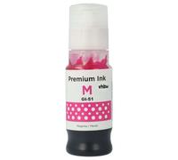 vhbw Encre de recharge remplacement pour Canon GI-11, GI-21, GI-41, GI-51, GI-61, 4544C001, GI-41M, GI-51M imprimante - Encre rechargeable dye magenta