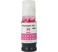 vhbw Encre de Recharge Remplacement pour Canon GI-11, GI-21, GI-41, GI-51, GI-61, 4544C001, GI-41M, GI-51M imprimante - Encre Rechargeable Dye Magenta