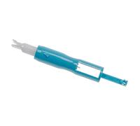 vhbw Enfileur d'aiguille pour machine à coudre domestique - plastique, longueur 7 cm bleu